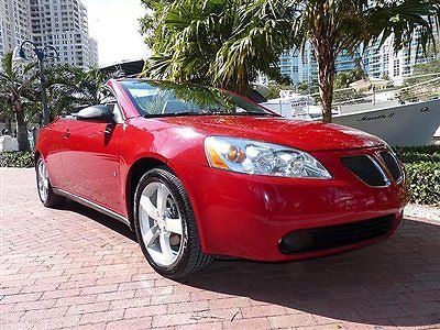 Florida exciting pontiac g6 gt hard top convertible low miles leather like new