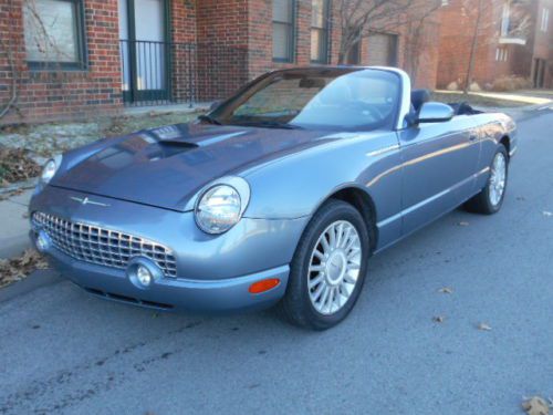 2005 ford thunderbird 50th anniversary 11,075 miles-pristine-selling no reserve!
