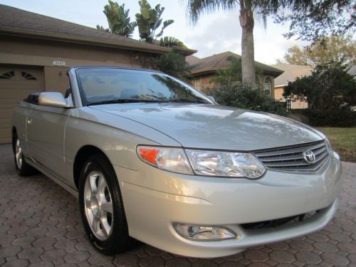 2006 TOYOTA SOLARA CONVERTIBLE SLE LEATHER POWER TOP POWER SEAT LOW MILES MINT!!, image 2