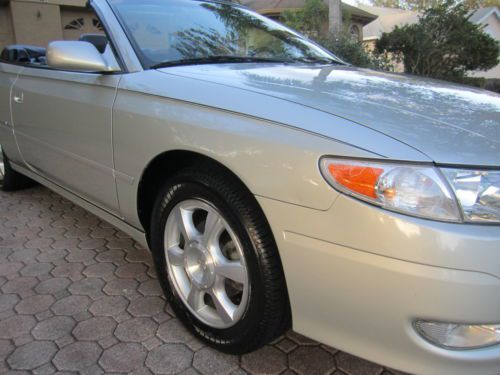 2006 TOYOTA SOLARA CONVERTIBLE SLE LEATHER POWER TOP POWER SEAT LOW MILES MINT!!, image 3