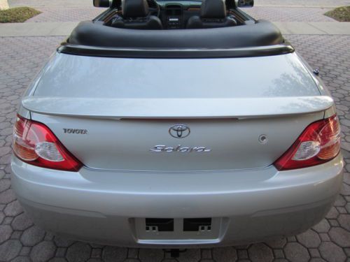 2006 TOYOTA SOLARA CONVERTIBLE SLE LEATHER POWER TOP POWER SEAT LOW MILES MINT!!, image 27