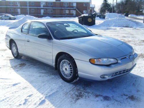 2002 chevy monte carlo ls 2 door coupe low reserve