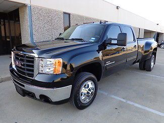 2008 gmc sierra 3500 slt crew cab dually duramax diesel-4x4-navigation-records