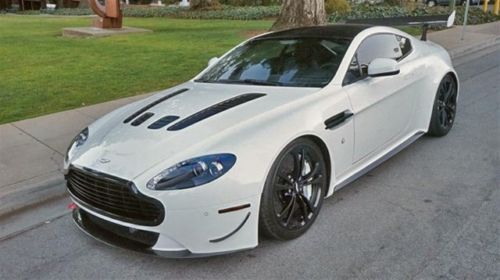 2012 aston martin v12 vantage,modified track car,570hp,wht/blk,serviced,awesome!