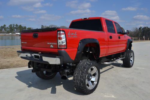 2002 Chevrolet Silverado 2500HD Diesel LT 4x4 Crew Cab 9" Lift 24" XDs 38" Kumho, US $15,990.00, image 5