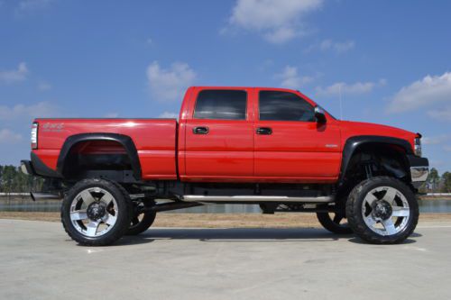 2002 Chevrolet Silverado 2500HD Diesel LT 4x4 Crew Cab 9" Lift 24" XDs 38" Kumho, US $15,990.00, image 6