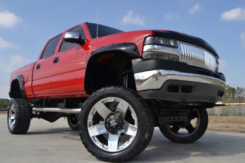 2002 Chevrolet Silverado 2500HD Diesel LT 4x4 Crew Cab 9" Lift 24" XDs 38" Kumho, US $15,990.00, image 8