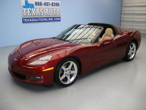 We finance! 2006 chevrolet corvette c6 2 top hud nav ride control 13k texas auto