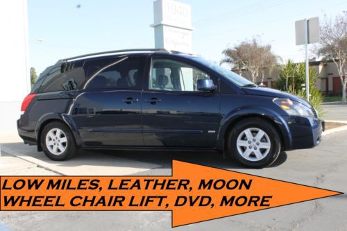 2006 nissan quest se mini passenger van 4-door 3.5l mobility equipped