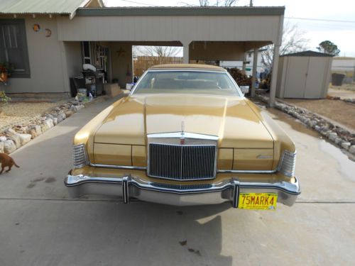 Lincoln mark iv 1975 desert southwest car