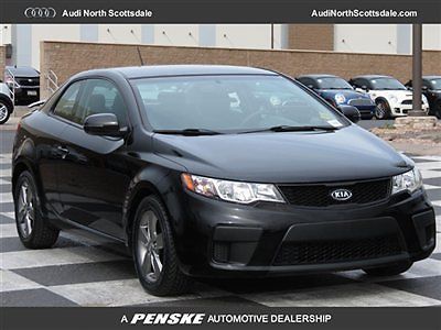 11 kia forte koup ex black cloth interior automatic one owner 48 k miles