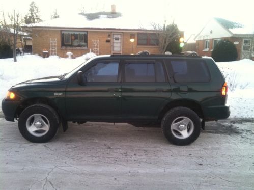 2000 mitsubishi montero sport es sport utility 4-door 3.0l low miles