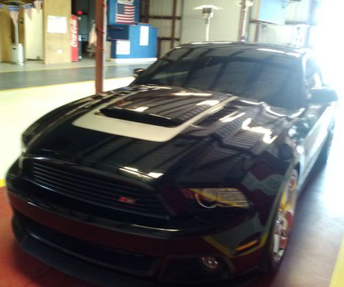 Custom built 2013 ford mustang roush stage 3 rs3 black beauty one owner