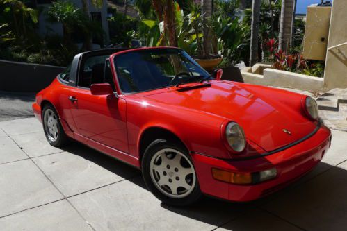 1991 porsche 911 carrera 2 targa 2-door 3.6l