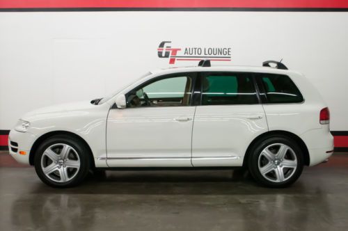 2006 VW Touareg TDI V10 Turbo Diesel RARE AWD White Every Option Fully Serviced, US $26,995.00, image 2