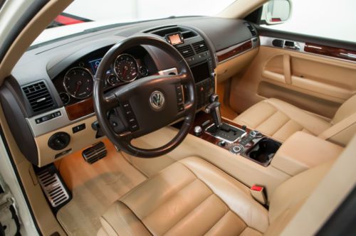 2006 VW Touareg TDI V10 Turbo Diesel RARE AWD White Every Option Fully Serviced, US $26,995.00, image 4