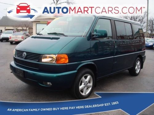 2001 volkswagen eurovan with table, bed, curtains, sunroof