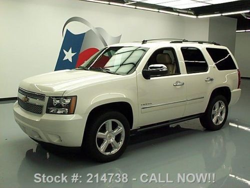 2012 chevy tahoe ltz 4x4 7pass sunroof nav dvd 20&#039;s 35k texas direct auto