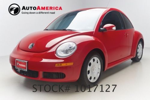 55k low miles 2010 volkswagen new beetle coupe leatherette 2.5l keyless entry