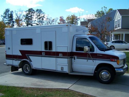 1993 ford e-350 econoline 7.3l diesel toy hauler / camper