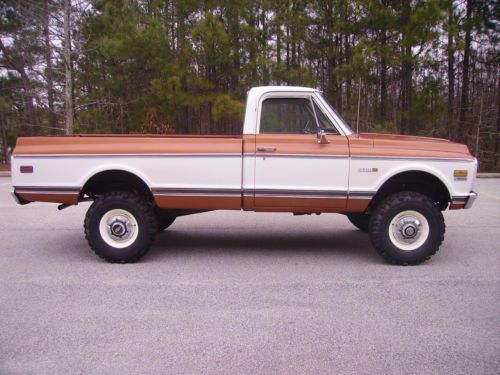 1972 Chevy Cheyenne C-20 4X4 Crate 350 V8 Auto P/S 4 Wheel Disc Brakes New Tires, image 4