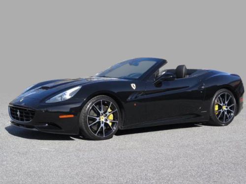 2012 ferrari california/ black over black/ high options/ one owner