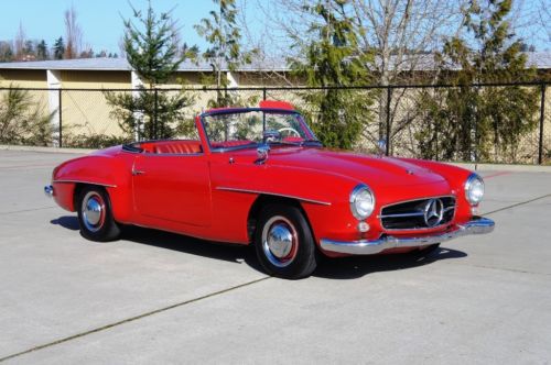 1960 mercedes benz 190sl roadster convertible