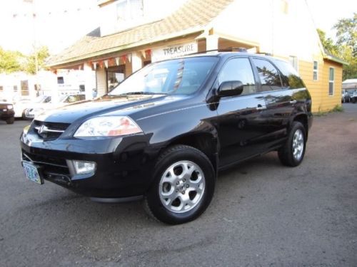 2001 acura mdx black awd touring sport utility 4-door 3.5l