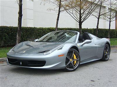 2013 ferrari 458 spider.