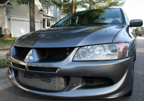 Graphite grey 2005 mitsubishi lancer evolution mr