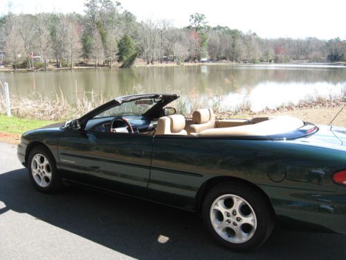Convertible, jxi, hunter green with tan interior and top, excellent condition