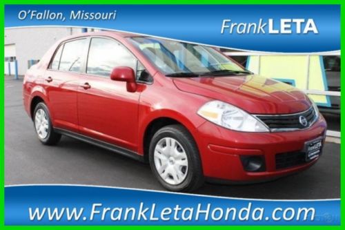10 versa s 1.8l i4 16v automatic front wheel drive sedan red wheel covers