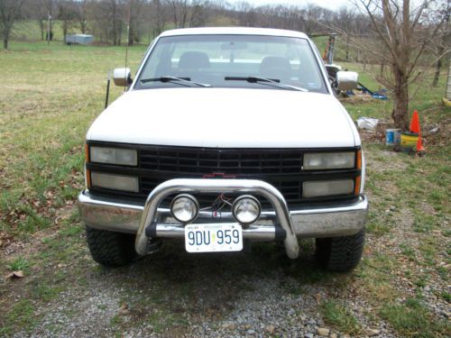 1995 chevrolet k3500 silverado regular cab 4x4 pickup  new 7.4l motor &amp; tranny