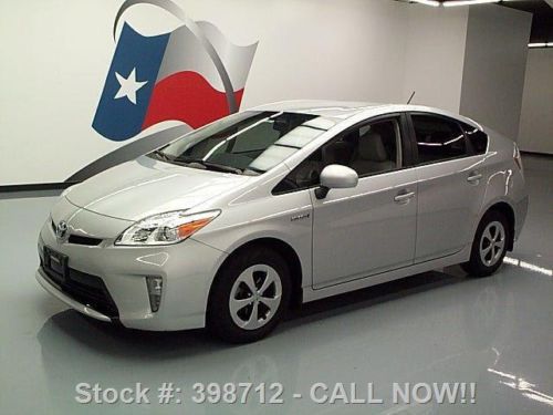 2012 toyota prius hybrid three leather nav rear cam 28k texas direct auto