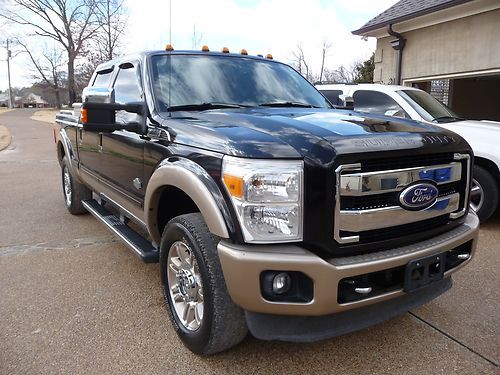 2011 ford f-250 super duty king ranch crew cab pickup 4-door 6.7l