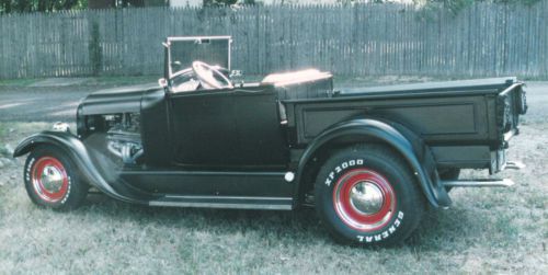 1928 ford model a roadster pick up convertible  street rod hot rod