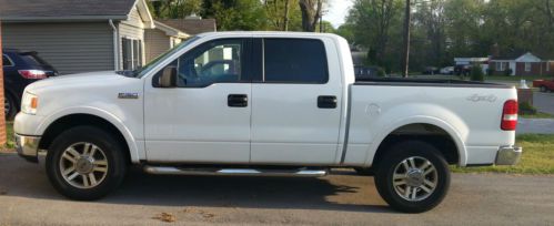 White lariat 4x4 less than 70k miles, heated leather seats, moonroof, bedliner