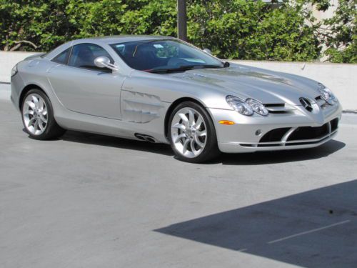 2006 mercedes-benz slr mclaren in silver with only 9,423 miles!