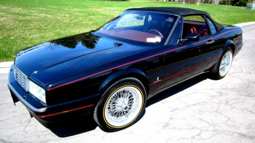 1988 cadillac allante vogue tires dayton wire rims hardtop new convertible top