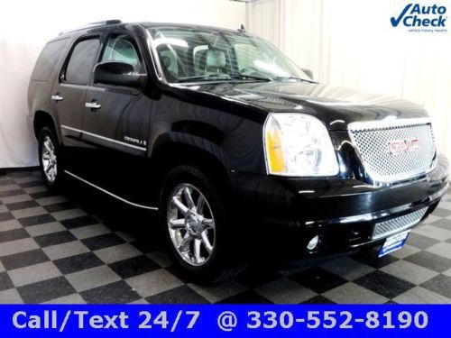 Denali suv 6.2l dvd-base navigation heated rear seats moonroof tow pkg roofrack