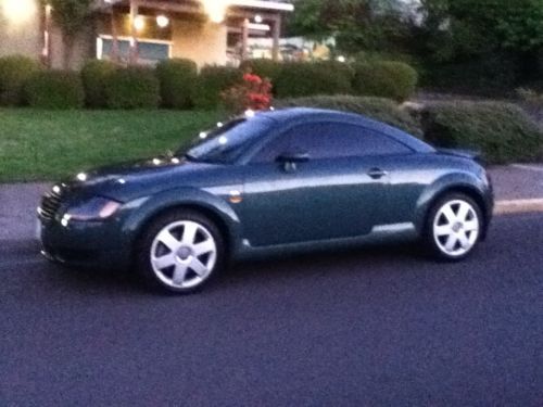 2001 audi tt quattro 225 engine  6 speed new clutch rare color metalic green