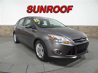 Ford focus sel low miles 4 dr sedan automatic gasoline 2.0l i4 fi dohc silver