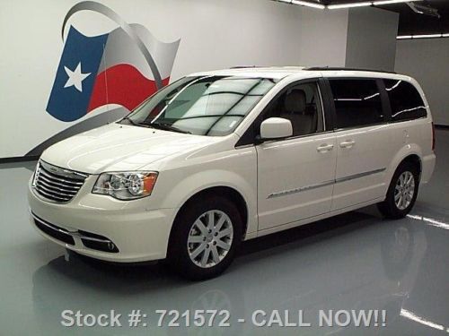 2013 chrysler town &amp; country touring rear cam dvd 39k texas direct auto