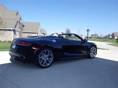 2011 audi r8 v10 5.2 spyder convertible 6 speed 2k miles warranty audi care mint