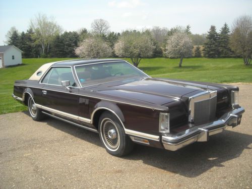 1978 lincoln mark v coupe 2-door 7.5l bill blass