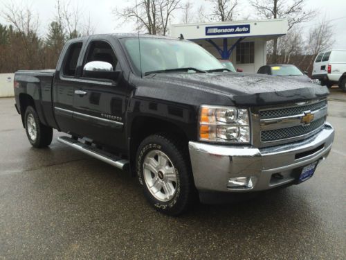 2013 chevrolet silverado 1500 lt extended cab pickup 4-door 5.3l z71 4x4 only 9k