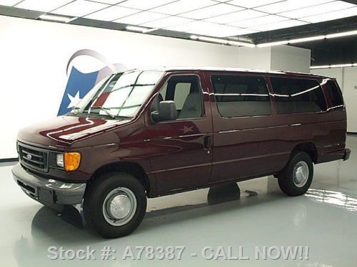 2006 ford e-350 15passenger 5.4l v8 cd player 72k miles texas direct auto