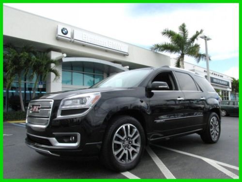 13 carbon black arcadia 3.6l v6 7-passenger denali suv *remote start *navigation