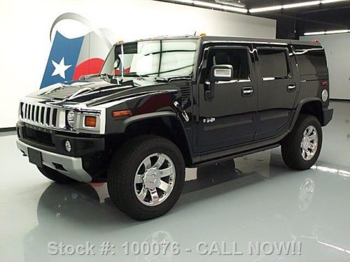 2009 hummer h2 adventure 4x4 quad leather sunroof nav!! texas direct auto