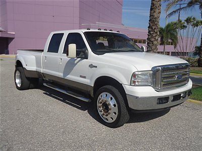 Drw 4x4 king ranch diesel 22s alloys crew long nice truck fl